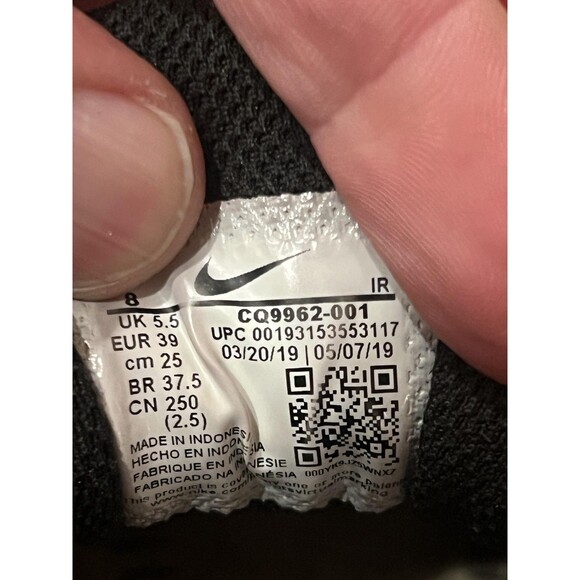 Nike Air Max Tailwind 4 Shoes Womens Size 8 Black Red Purple Running Sneakers - Picture 11 of 11